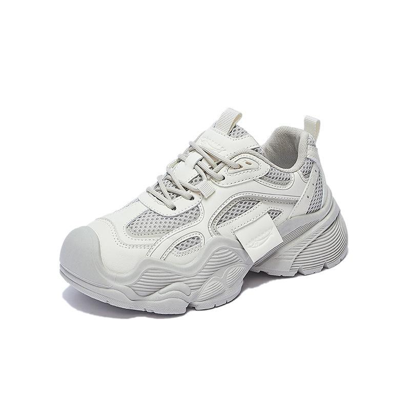 

ins Korean version of platform dad shoes 2025 autumn new street shot student running sneakers increase height casual AB05 40 бежевий