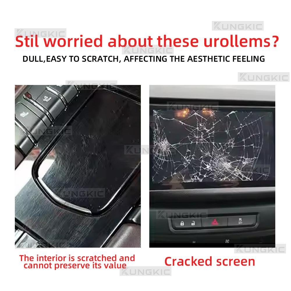 Automotive Interior Protective Film For Porsche Panamera 2017 2018 2019 2020 Transparent Sticker LHD RHD Door Panel Style A/B