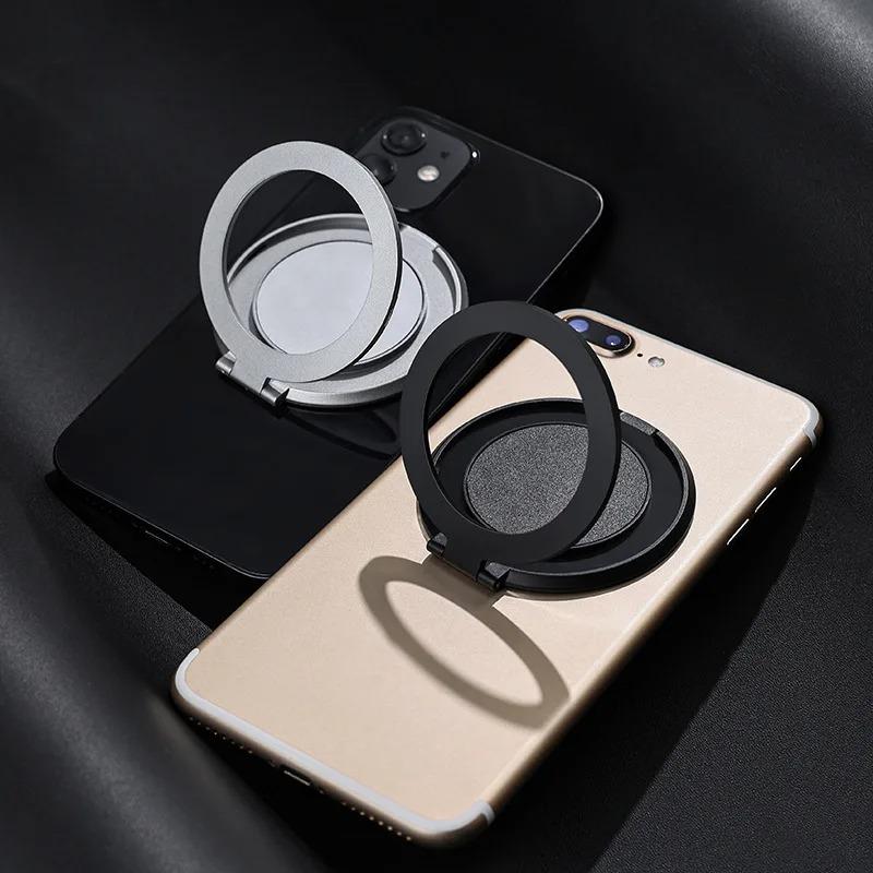 Multifunctional Portable Rotable Phone Stand Mobile Phone Case Back Sticker Finger Ring Holder Universal Desktop Bracket