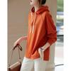 DME Kapuzen-Sweatshirt für Damen mit Schlitzdetail