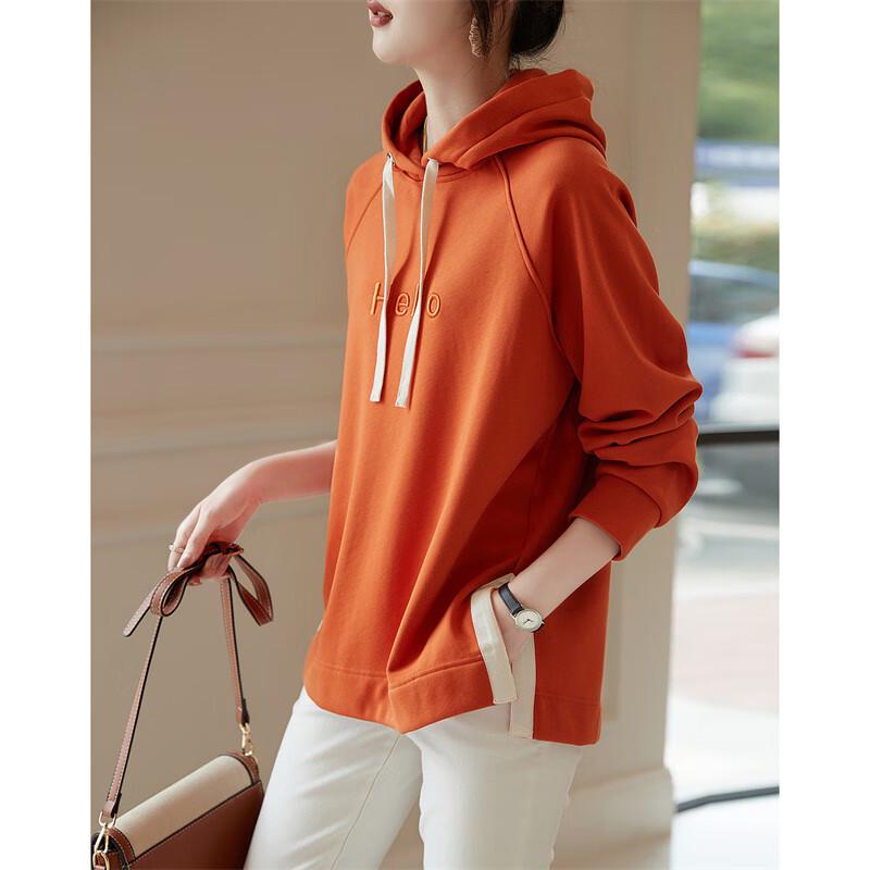 DME Kapuzen-Sweatshirt für Damen mit Schlitzdetail