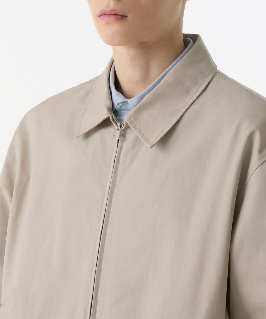 Musinsa Standard Cotton Minimal Blouson Jacket [Light Beige]