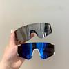 Kids' Large Frame Sports Sunglasses: UV-Protective, Windproof Ski & Cycling Goggles for Boys.