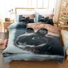 3D The Rabbit Bedding Sets Duvet Cover Set With Pillowcase Twin Full Queen King Bedclothes Duvet Cover