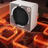 Portable 220V 500W PTC Electric Heater Automatic Temperature Control Desktop Mini Fan Bedroom Heating Fast Heater