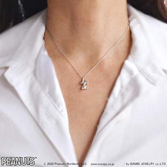 Snoopy Necklace SNOOPY Woodstock Always Together Pendant Genuine with Polishing Women's (Wrapped Cloth)