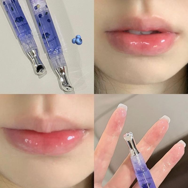 Xiaotian Lip Essence Lip Gloss Lightens Lip Lines Moisturizes and Enhances Complexion Lip Primer Colorless Lip Balm