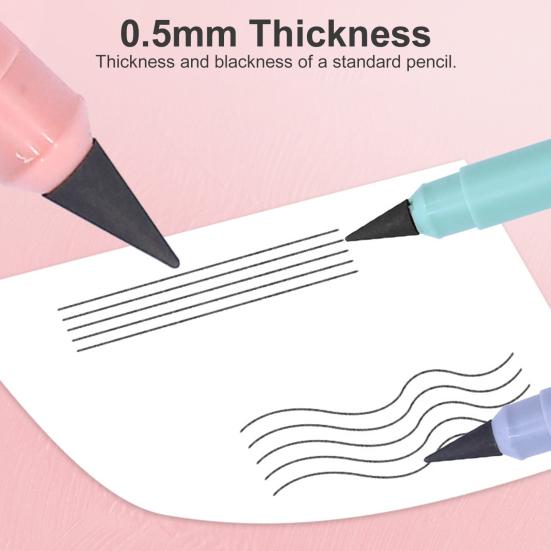 

12 шт. карандаш для письма, пишите свободно, не грязные руки, графен без заточки, школьные канцелярские принадлежности, инструмент для рисования эскизов, карандаш для учеников, товары для дома