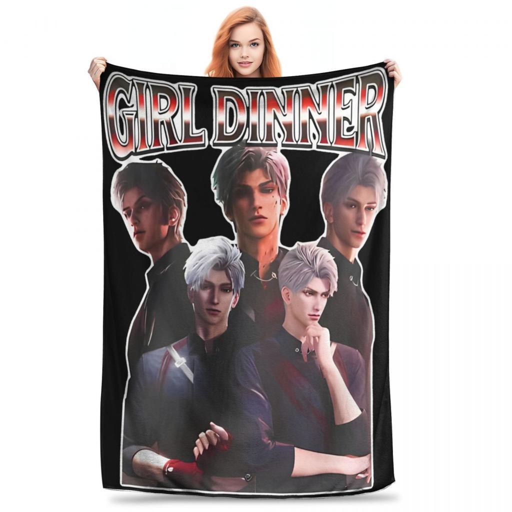 Sylus Love And Deepspace Art Blanket Cover Flannel Lightweight Throw Blankets for Car Sofa Couch Bedroom Quilt