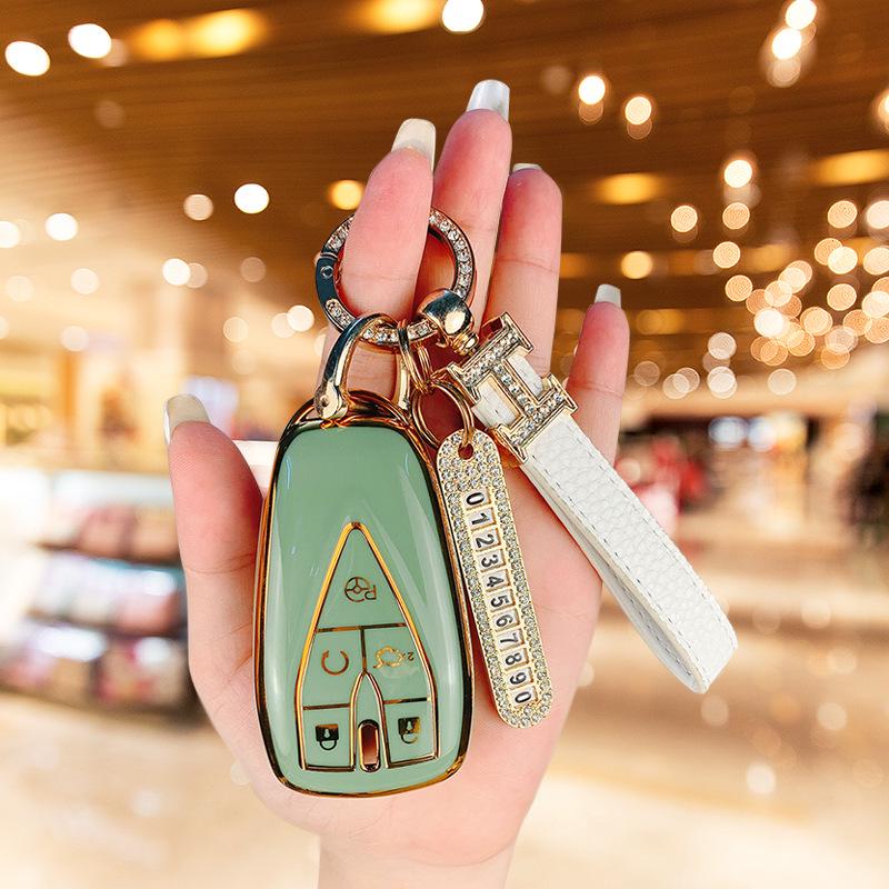 Changan Oushang Z6, X5PLUS/X7 Schlüssel- und Fernbedienungs-Etuis mit Schnallen für Herren und Damen