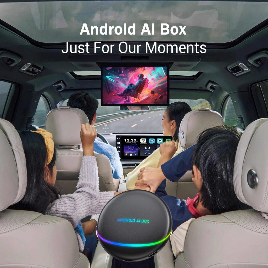 8G+128G Android 12.0 Wireless Carplay AI Box NA version QCM6125 HDMI Wireless Android Auto BT 5.0 Adapter&GPS for Toyota Kia