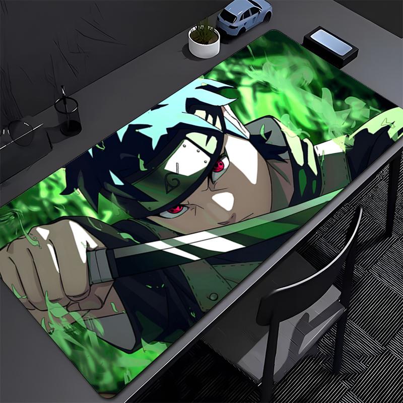 Mouse Pad Large Naruto Shisui Uchiha Anti-Slip Rubber Gaming MousePad Durable Desk Pad for Office and Gaming PC carpet Mousepad