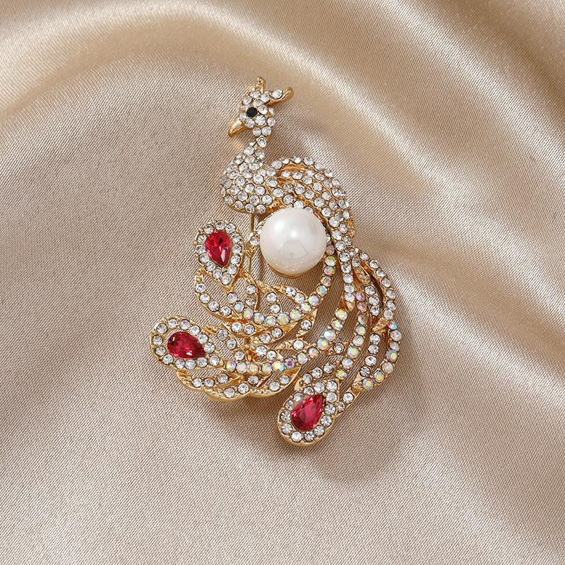 Luxury Retro Zodiac Brooch, Dragon And Phoenix Chengxiang Pin, Ethnic Style Coat, Corsage, Dual-Purpose Accessories, Corsage.