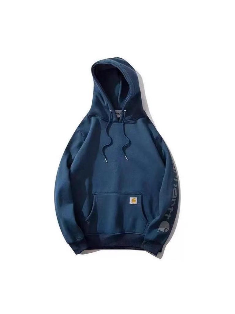 Unisex Trendová Mikina Carhartt S Plusovým Sametovým Svetrem pro Muže a Ženy