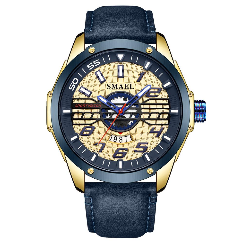 

SMAEL водонепроницаемые многофункциональные кварцевые часы для спорта на открытом воздухе, модные повседневные деловые часы