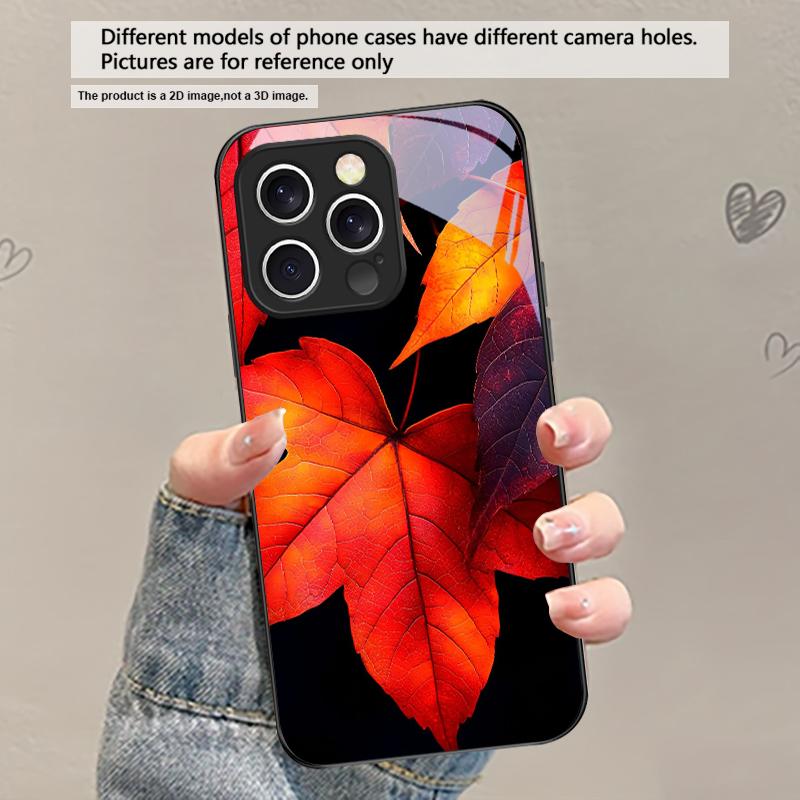 

Small pebble flowers For iPhone 17 Air 16 E 15 Plus 14 Pro Max 13 12 mini 11 5 6 7 8 Plus XR XS Max SE Black Glass Phone Case iPhone 6
