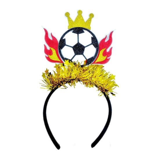 2026 Soccer Match Headband, Elastic Black Headband for Adults And Kids, Non-Slip Glitter Football Game Fan Headwear. Soccer Goal Party Accessory
