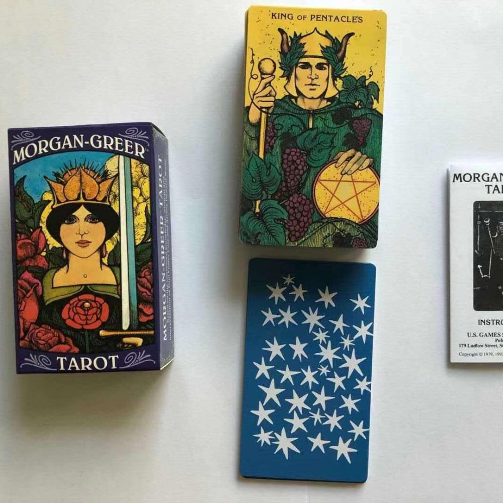 Mazzo di Tarocchi Morgan Greer con Guida per Principianti 78 Carte di Dimensioni Standard 12*7cm