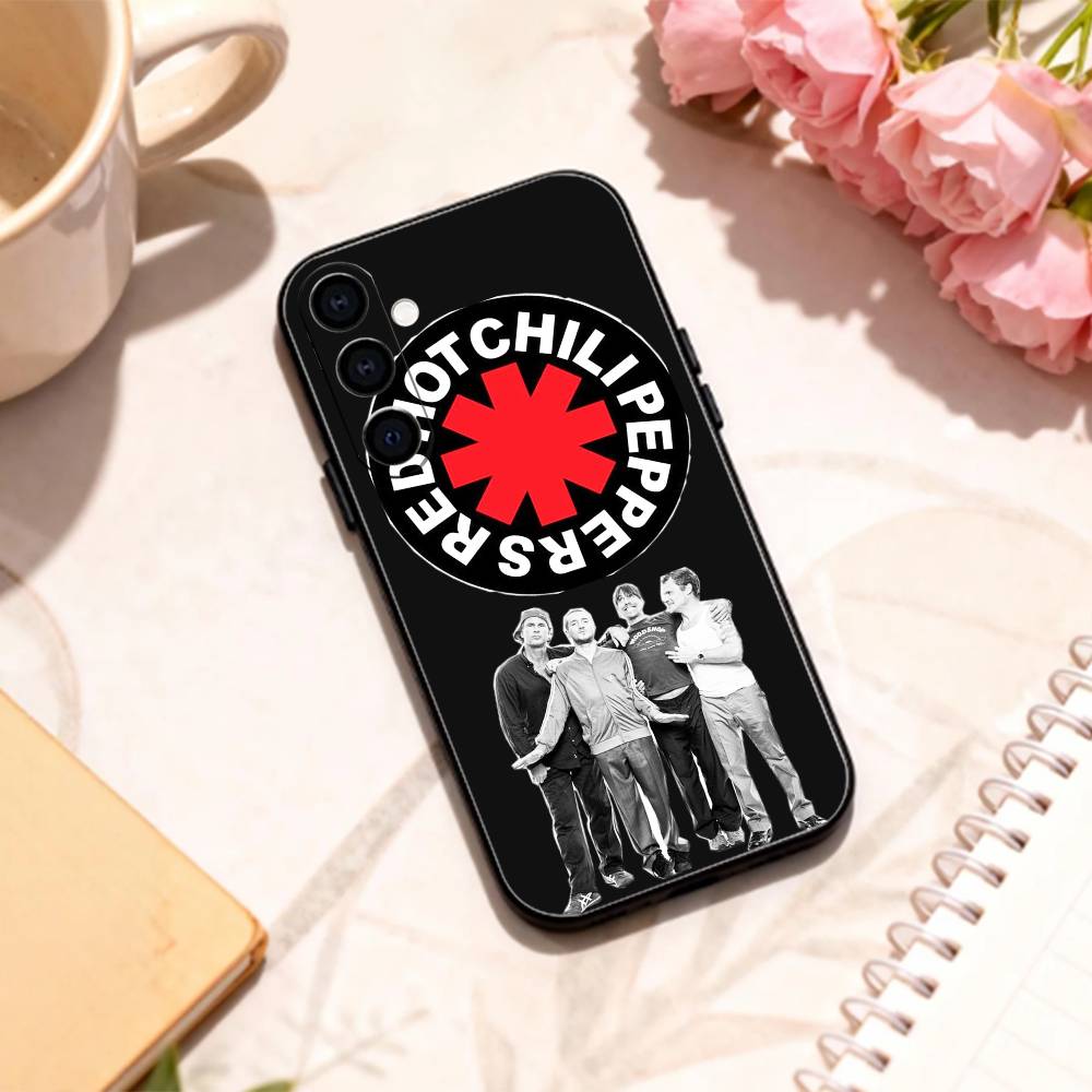 Funk Rock Red Hot Chili Peppers phone Case For Samsung Galaxy A73,A72,A71,A70,A53,A52,A51,Others Soft Black Shell