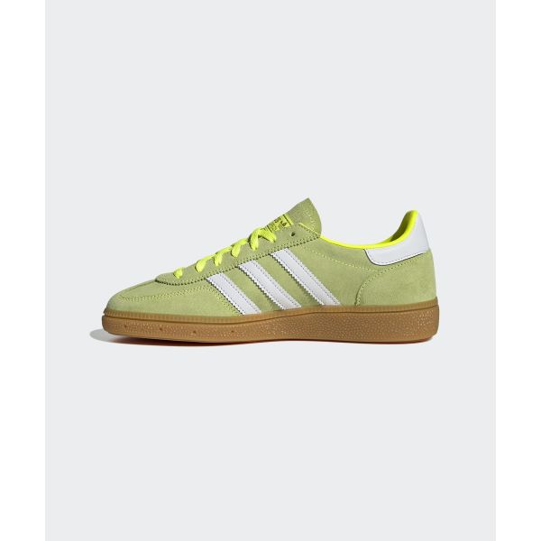 adidas Handball Spezial Solar Yellow Women Sneakers Green Cloud-White Gold-Metallic JI2655