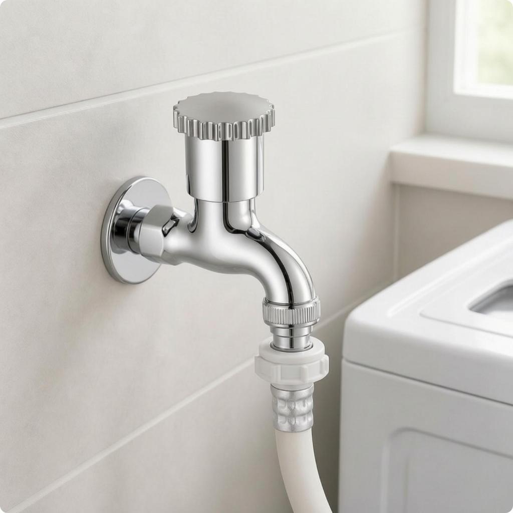 Tap Easy to Install Single-Cold-Water Washing Machine Faucet Sturdy