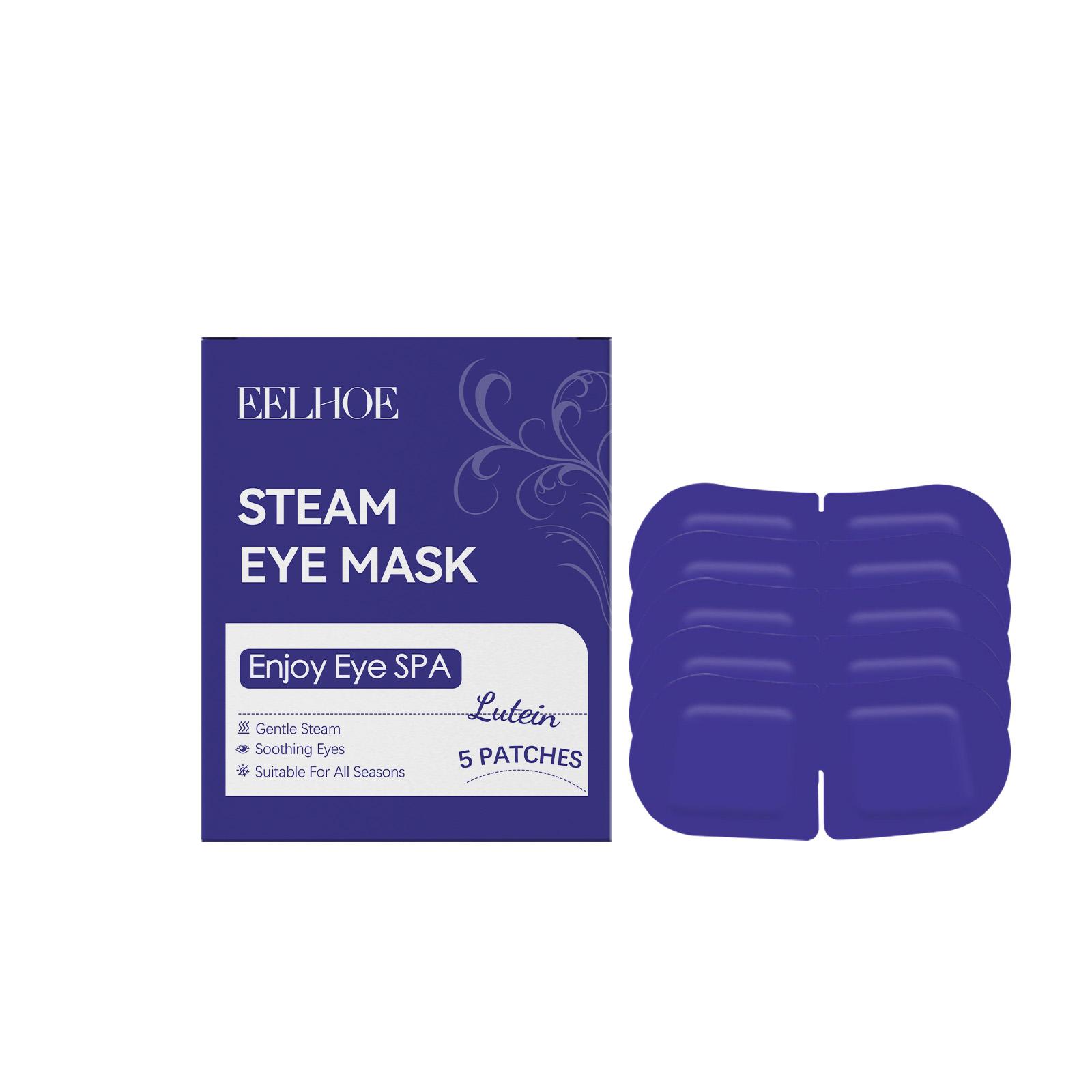EELHOE lutein steam eye mask gently fits the eye area, gentle steam, daily comfortable eye care eye mask