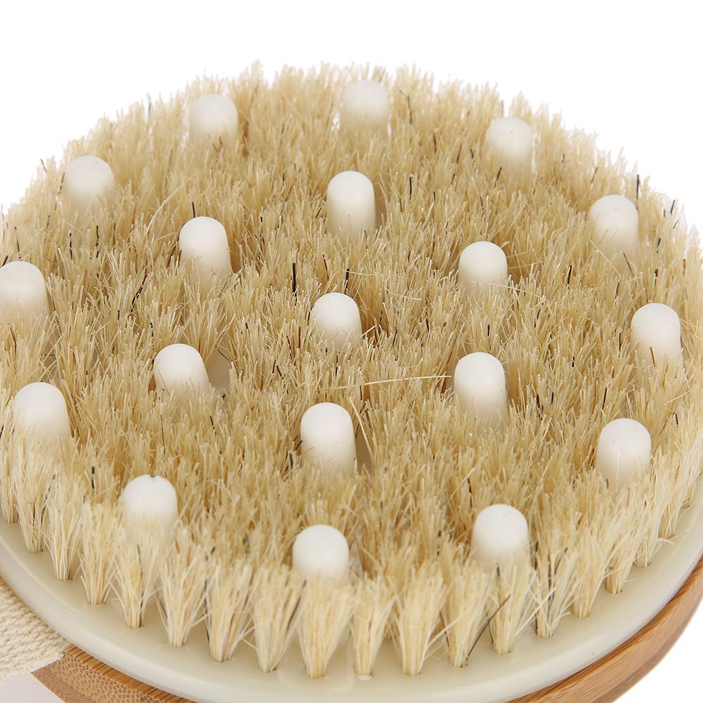 Körpermassagebürste Baden Duschen Entfernung abgestorbener Haut Entgiftung Waschen Schrubber