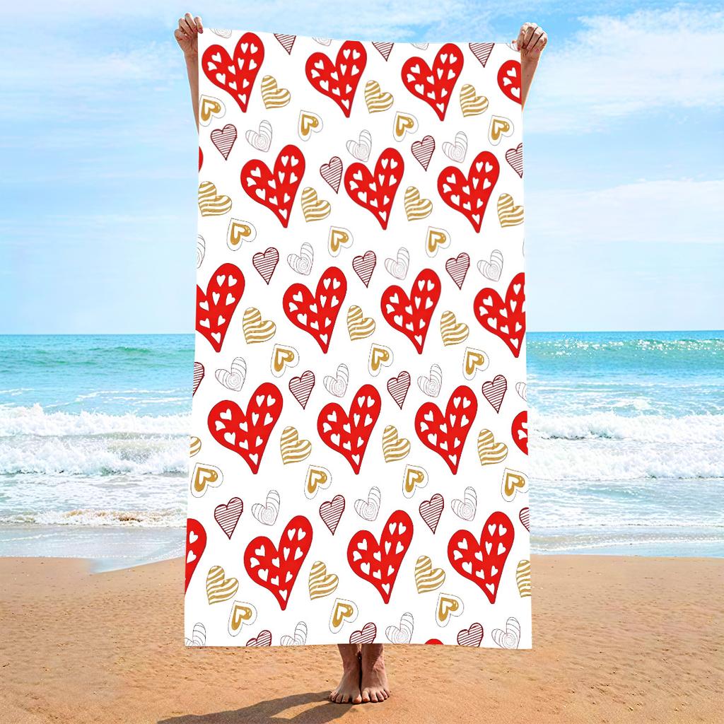 Microfiber Beach Towel Printed Beach Towel Absorbent Beach Towel 2026