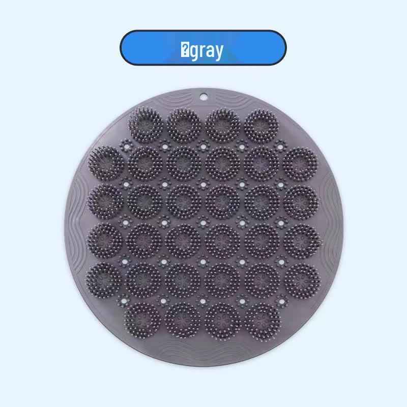 Self-Use Back Scrubber & Exfoliating Shower Mat with Foot Massager