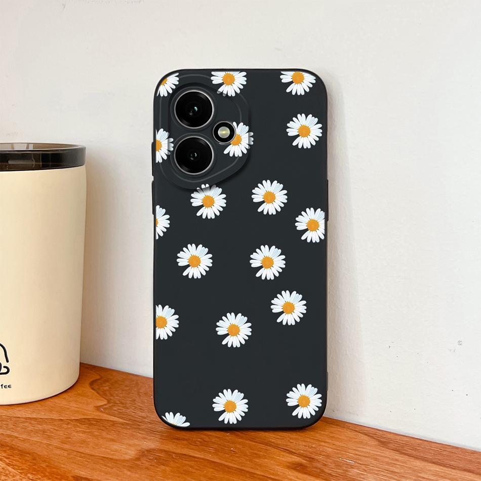 

Case For Honor 400 Pro 5G Lavender Flowers Soft Liquid Silicone Upgrade Lens Protection Bumper For Honor400 Back Cover Coque HONOR 400