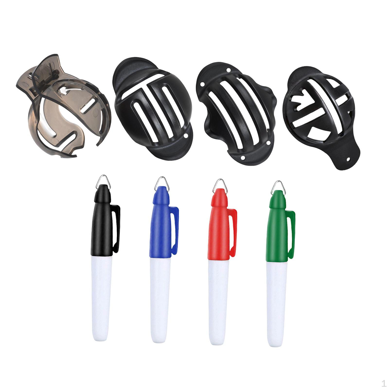 

8 Pieces Golf Ball Liners And Pens Marker Set for Training Outdoor