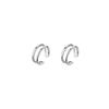 Ear bone clips, ear clips without ear piercings, retro Hong Kong flavor, earbone rings, earrings, high-end earrings, retro trendy personality and