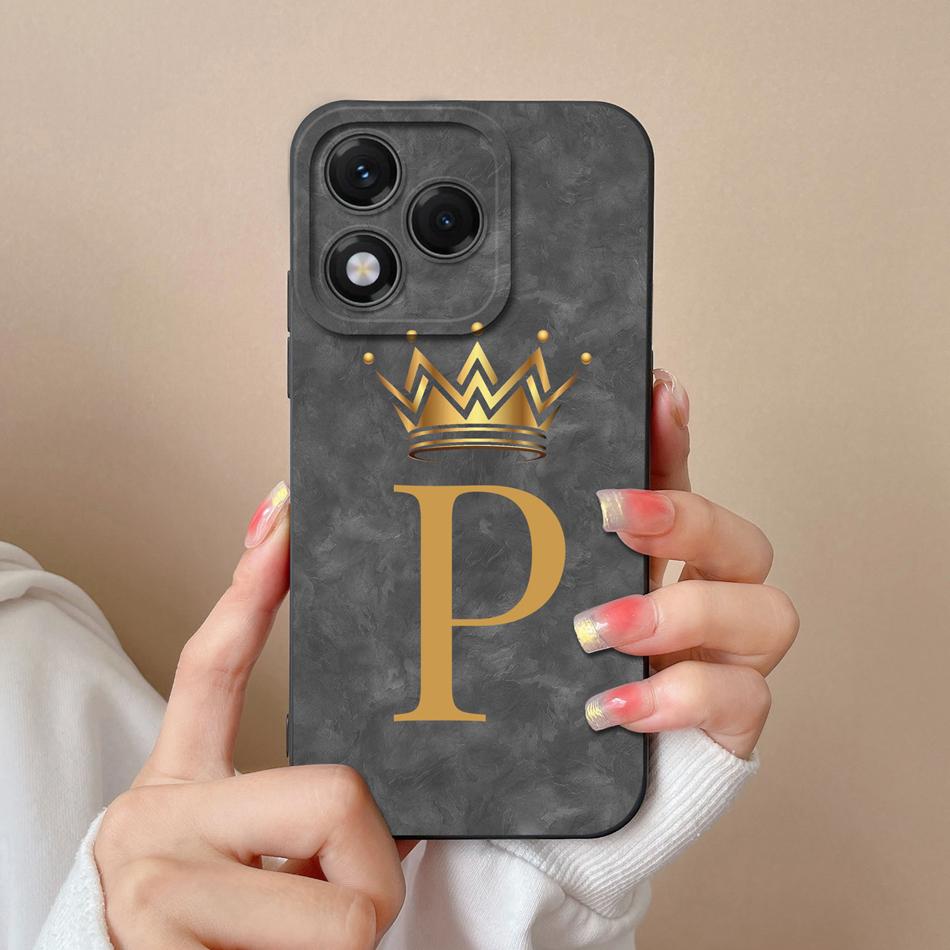 Case For Honor 400 Lite Cute Panda Letters Full Protection High Quality Liquid Silicone Soft Housing Shockproof Phone Back Cover
