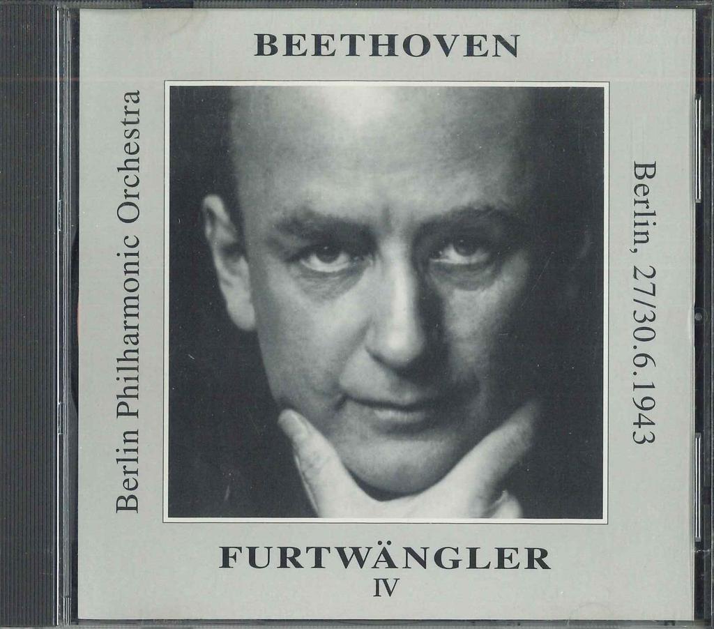 CD WILLIAM FURTTWANGLER - Beethoven, Piano Concert No.4, Symp FURT1035 NOT  ON LABEL France Classical Used