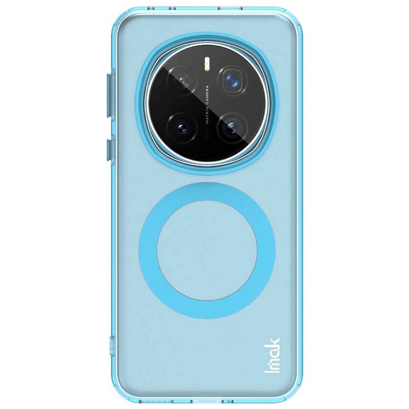 

IMAK For Honor Magic7 Pro 5G Case Compatible with MagSafe Candy Color Anti Drop TPU+PET Back Cover Purple