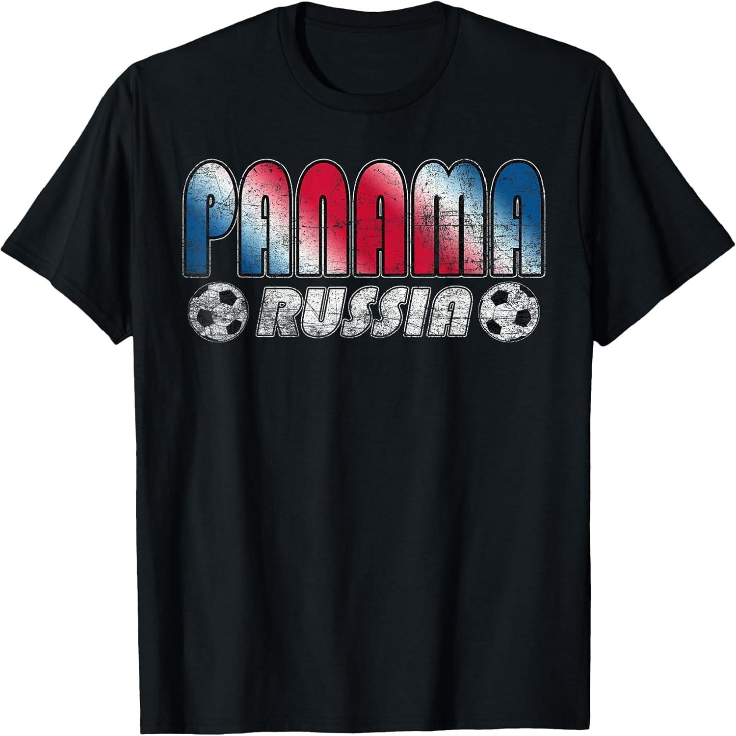 Panama National Soccer Team to Russia Retro T-Shirt S