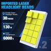 2Pcs H1 H4 H7 LED Canbus H8 H11 Turbo Led Headlight Bulbs 130W 60000LM 12V 24V 6000K White Auto Dual Copper Tube Lamp