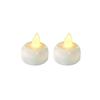 2Pcs Floating LED Lights Waterproof White for Home Wedding Party Decoration Electronic Tea Lights