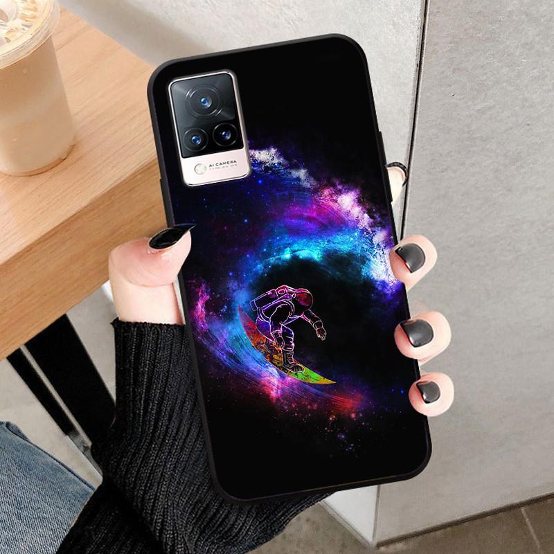 For Vivo V21 5G Case V2050 Silicone Soft Protective TPU Funda Cases for Vivo V21 4G Back Cover Bumper for VivoV21 V 21 5G V21E
