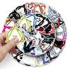 50-Piece Creative Graffiti Sticker Set for Phone, Water Bottle, Luggage & DIY