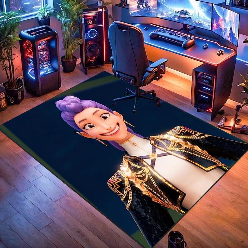 K-Pop Demonenjagers: Netflix Animatie vloermatten Deurmat Badkamermat Kantoorstoelkussen Mode