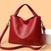 Borsa a spalla testurizzata resistente all'usura e durevole - Borsa a mano da donna spaziosa da portare sotto il braccio, borsa firmata alla moda casual per pendolari di grande capacità