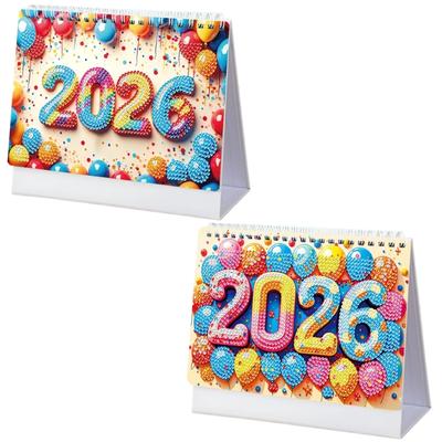 Harts Strass Kalendervänlig 2026 Kristallkalender Konstnärligt Tidsplaneringsverktyg Med Långvarig Glans Design