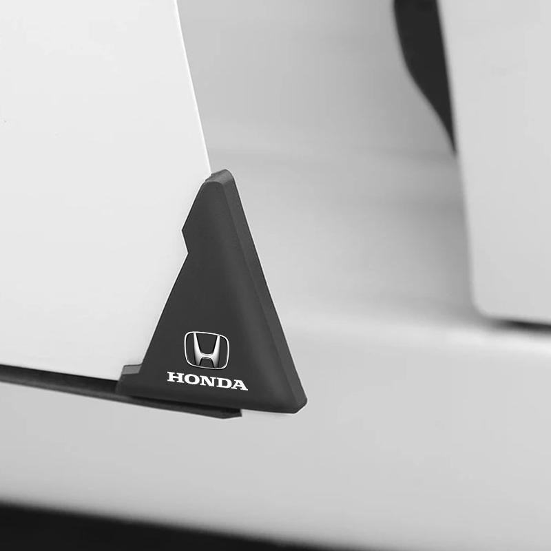2Pcs Car Door Corner Silicone Protective Anti-Collision Cover For Honda Fit Mugen Insight Type S R VTEC DOHC Modulo Vezel Legend RR Si