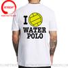 Funny Unisex T Shirts Unisex Novelty Tshirt I Love Waterpolo Cool T Shirt Unisex Cotton Tshirt Summer Brand TShirt Euro Size Tee Shirt