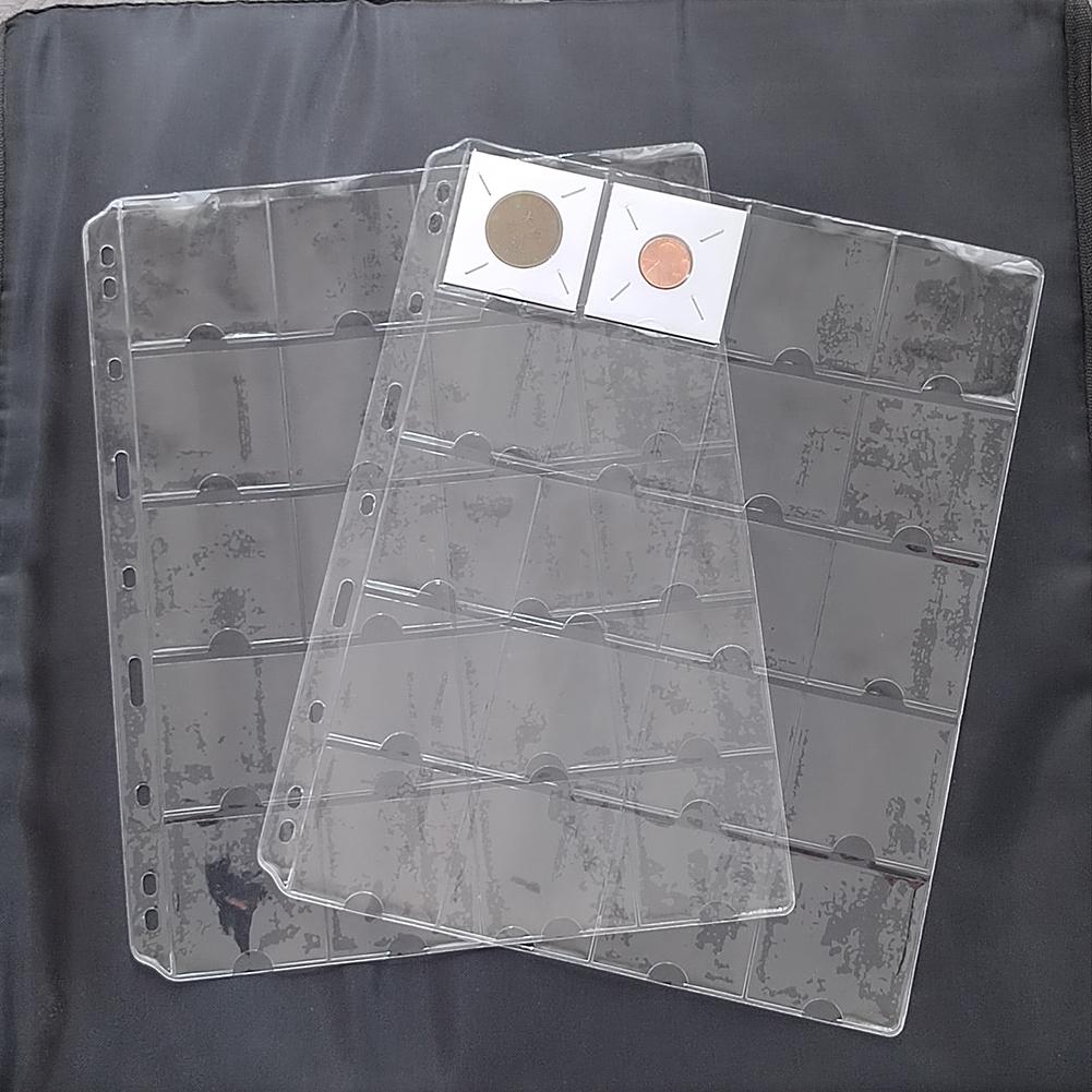 Münzblätter für 50mm Münzen Organisation Praktisch