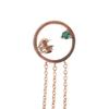 Mezmic 14K Lion Tooth Ring Drop Earrings S