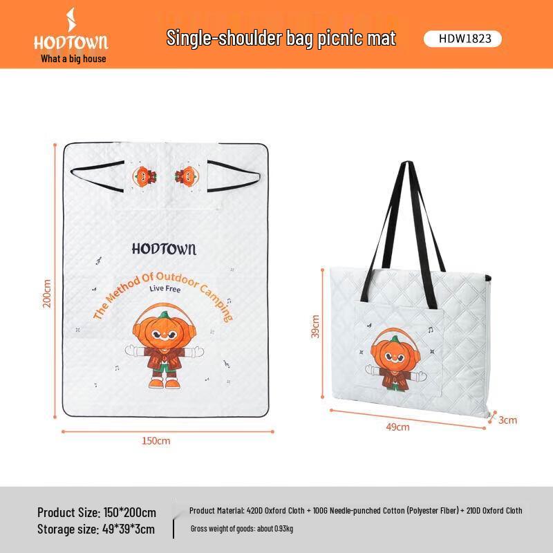 Hodtown Игровой и ползательный коврик Extra Large