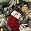 Snowflake Stocking Embroidered Paw Print Stocking Holiday Home Decor Ivory Christmas Stocking Ornament For Gift Wrapping Holiday