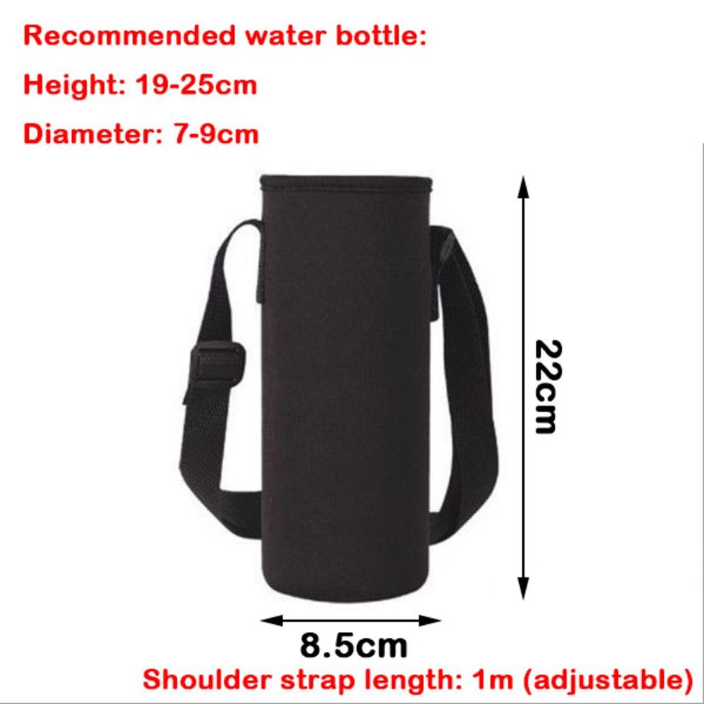 Nuova Copertura per Tazza Termica 600-1500ML con Tracolla Borsa Termoisolante per Bottiglia d'Acqua Borsa Antiscivolo per Bottiglia